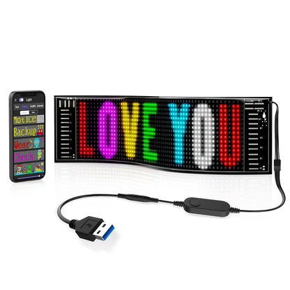 Flexible LED Wireless Connection Vehicle-mounted Full-color Led Soft Screen