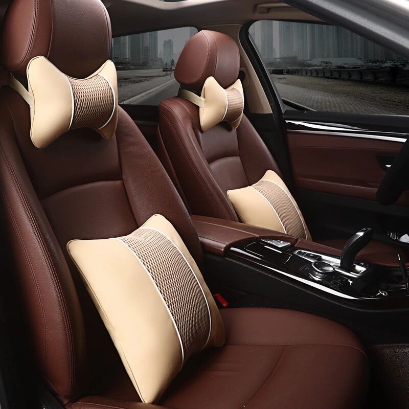 3D Car Headrest Four Seasons Universal Interior Car Pillow