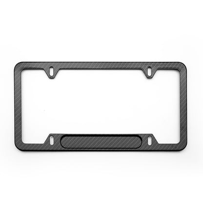 New American carbon fiber license plate frame