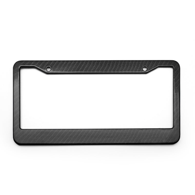 New American carbon fiber license plate frame