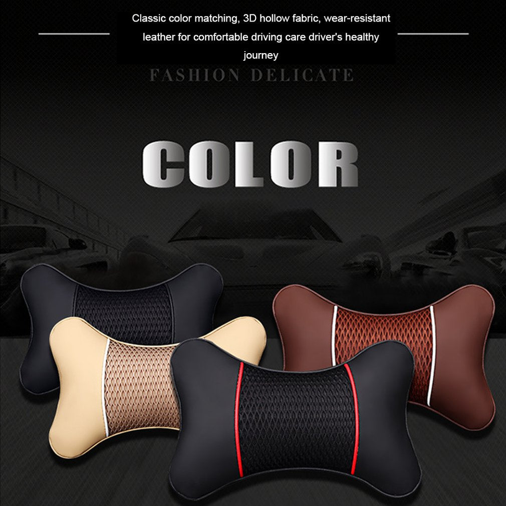 3D Car Headrest Four Seasons Universal Interior Car Pillow