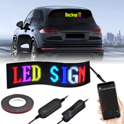 Flexible LED Wireless Connection Vehicle-mounted Full-color Led Soft Screen