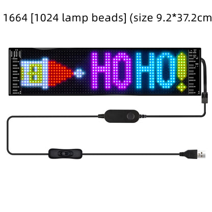 Flexible LED Wireless Connection Vehicle-mounted Full-color Led Soft Screen