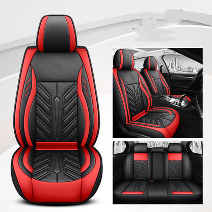 All-inclusive Wear-resistant Full-leather Contrast Stitching Car Seat Cushion